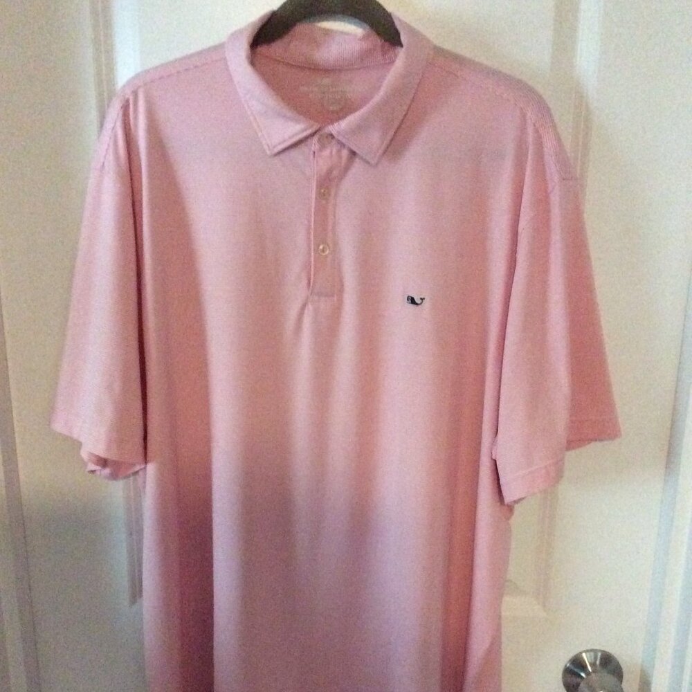 Vineyard Vines Performance Polo Shirt Men's Big & Tall 2XL Short Sleeve